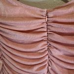 Amable by Mable Anthropologie Rose Pink Rouched Party Dress Size S Photo 7