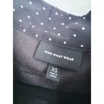 Who What Wear Dark Fairy Whimsigoth Dotted Sheer Belted Midi Dress XS Black Academia Retro Photo 5