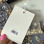 Mac Duggal 5533 Beaded Sequins Long Sleeve Gown Platinum Gold 18 Photo 4