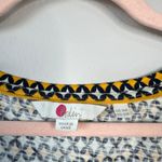 BODEN Melissa Dress Yellow Black White Jersey Short Sleeve Diamond Size 10 J0341 Photo 3