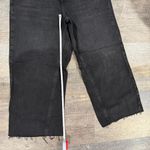 Top Shop Black Wide Leg Crop Jeans Photo 4