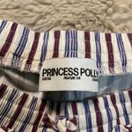 Princess Polly  Stellie Multi Stripe Shorts 10 Women Elastic Waist Organic Cotton Photo 1