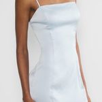 Aritzia Sunday Best Dress Mini Blue Photo 0