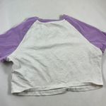 SheIn XL White Angel Baby  90s Stretch Crop Top Photo 1