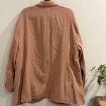 Madewell NWT Size 2X Cotton Linen Relaxed Larsen Blazer Minimalist Career Preppy Photo 2