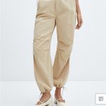 Mango ‎ Tan Wide Leg Pants Photo 4