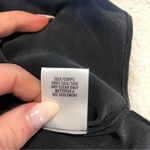 Bailey 44 Silk Tank Charcoal Gray Small V Neck Slouchy Twisted Hem Pullover Photo 3