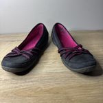 Clarks Shoes Gray Pink Flats Nubuck Suede Cushioned Slip On Neutral Casual 7 Photo 5