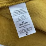 Terra & Sky 2X Peasant Top Crinkle Long Sleeve Woven Apple Juice Yellow Gold Photo 10