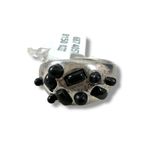 Free People Pixie Promo Ring Silver Black NWT Bohemian Grunge WhimsiGoth Size 7 Photo 4