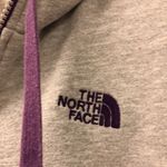 The North Face  Women's M Medium Full Zip‎ Hooded Jacket Light Grey and Purpose Photo 4