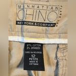 New York & Company Manhattan Chino Flare Leg Pants – Khaki Beige – Women’s 12P Tan Photo 2