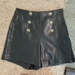 ZARA Leather Shorts Photo 0