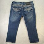 Miss Me Jeans Women's Size 28 capri Denim Embellished flap Pockets - flaw Photo 10