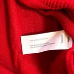 Carolyn Taylor Woman Cardigan Sweater XL Red Pearl Buttons SOFT Christmas Photo 5