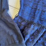 Motherhood  Maternity Black + Blue Knit Fair Isle Dress Medium Long Sleeve EUC Photo 1