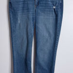 Democracy  Ab Solution Straight Leg Jean Distressed Size 12 Stretch Casual Comfy Photo 0