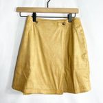 Lulus  Brown Faux Suede Wrap Skirt NWT in XS Photo 0