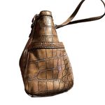 Relic Y2K Vintage Brown Crocodile-Embossed Shoulder Bag Photo 3