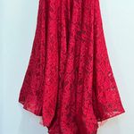 La Femme  High Square Neck Jersey & Lace Two-Piece Gown Photo 9