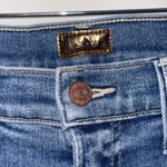 MOTHER High Waisted Rider Ankle Fray Party Like a Pirate Jeans Size 30 Blue Photo 8