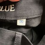 NWT Daily Blue Women's Burn Straight Leg Jeans Size 26 Infinity Black Stretch Photo 6