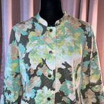 Isaac Mizrahi Size M Collarless 3/4 Sleeve Jacket Photo 1