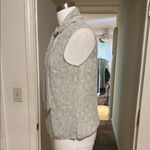 H&M Green & White Micro Floral Print Tie-Detail Top Photo 7