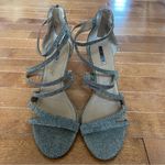 Tahari  silver glittery heels, size 8! Photo 1