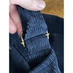 Vintage D.P.S New York Bib Jumper Dress Women's Size L Blue Corduroy Sleeveless Size L Photo 4