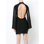 Opening Ceremony Mini Dress M NWT Mod Open Back Crochet Sleeves 70s Thick Knit Photo 8