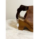 Free People AMBER ORCHARD CLOG Sz 40 brown leather Photo 9