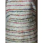 J.Crew  Dress Women 8 White Multicolor Striped‎ Tweed Sheath Mini Preppy Career Photo 7