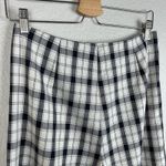 Princess Polly Women's Check Pants Black White High Rise 100% Cotton Size 6 Photo 7