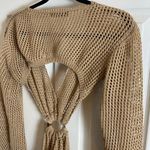 Women's Summer Swim Cover Up dress size Large Tan Photo 9