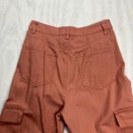 Originality Women's Pink Cargo Pants Size Small Straight Leg Cotton High Rise Photo 7