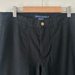 Ralph Lauren Women's Cargo Weather Black Contrast Blue Zippers Pants Size 2 Photo 3