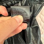 Free People New Black At First Sight Faux Leather High Waist Shorts Size Small Photo 6