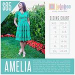 LuLaRoe size medium (10-12) blue and white geometric pattern with hidden pockets Photo 7