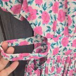 TCEC  Floral Pink and Green Dress Photo 6