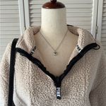 PINK - Victoria's Secret PINK Victoria’s Secret Teddy Fleece Quarter Zip Sweater Photo 4