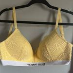 Victoria's Secret  Yellow Lace Bralette Photo 0