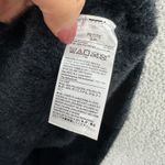 Banana Republic  Sweater Dress Petite S Black Fuzzy Cowl Neck Minimalist Chic Photo 5