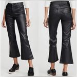AG Adriano Goldschmied NWOT AG Quinne Hi-Rise Flare Crop Faux Leather Pants 26 Photo 2