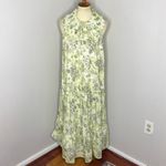 Hunter Bell ‎ Westin Midi Dress Green Gardenia Floral Sleeveless Photo 2