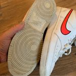 Nike  Shoes Women’s Court Mid Athletic Sneakers Sz US 9 CD5436-102 White Orange Photo 3