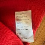 Free People  Ottoman Slouchy Mockneck Tunic Sweater in Red Size S Photo 7