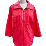 Chico's NEW Zenergy sz 2 Full Zip Jacket Lightweight+ Matching Capris Sport Coral Photo 0