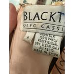 Black Tie Oleg Cassini beaded sequin gown Midi Peach Formal 8 Flowy Glam Pink Photo 5