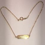 Trudy Engraved Gold Filled Nameplate Roman Bracelet Photo 1